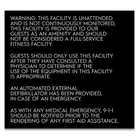 Automated External Defibrilator Sign