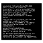 Automated External Defibrilator Sign