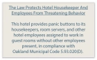 CA Housekeeper Protection Notice - 3 Pk - Acrylic