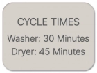 Cycle Times Sign