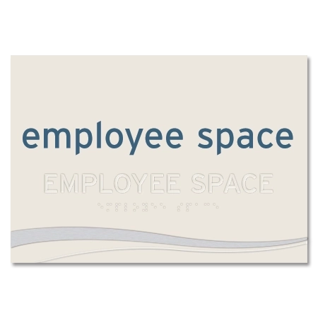 Employee Space Sign