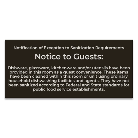 Exception to Sanitization - Florida Code