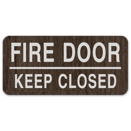 Fire Door - Keep Closed Label - 4 Pack
