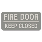 Fire Door - Keep Closed Label - 4 Pack