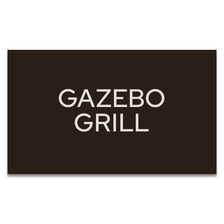Gazebo Grill Sign