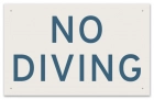 Idaho No Diving Sign
