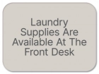 Laundry Supplies Sign