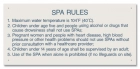 MAHC Spa Rules Sign