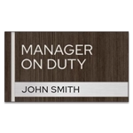 Manager On Duty w/Nameplate