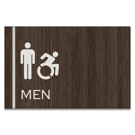 Men Sign w/Male & Dynamic ISA Symbols