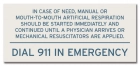 Nevada Dial 911 In Emergency Sign