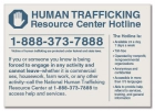 New York Human Trafficking Notice Sign