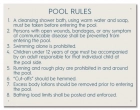 Oklahoma Pool Rules Sign