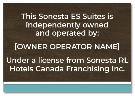 Owner-Operator Plaque - Canadian Version