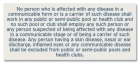Prince William Communicable Disease Sign