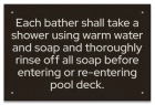 Province Pool Rules Sign - Ontario Compliant: Canada