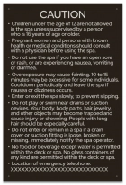 Province Spa Rules Sign - Ontario Compliant: Canada