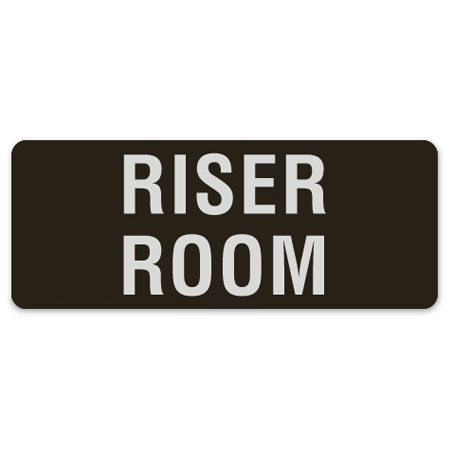 Riser Room Label