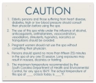South Carolina Spa Rules Sign