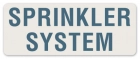 Sprinkler System Label
