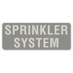 Sprinkler System Label