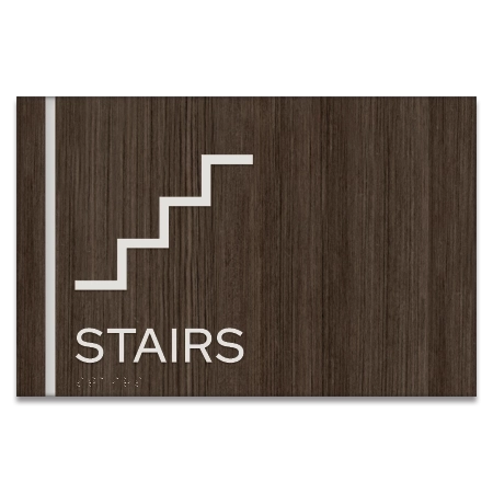 Stairs Sign w/Symbol