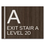 Stairway ID Sign - NYC Compliant