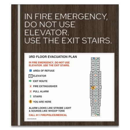 Standard Elevator Evacuation Plans - NYC Compliant
