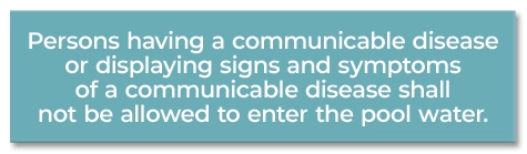 State Pool Sign - Communicable Disease - Tennessee Compliant