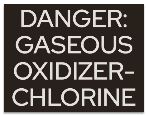 State Pool Sign - Danger: Gaseous... - Virginia Compliant