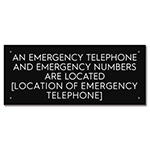 State Pool Sign - Emergency Phone - Nevada Compliant