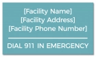 State Pool Sign - Emergency Sign