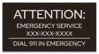 State Pool Sign - Emergency Sign - Utah Compliant