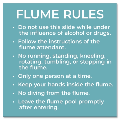 State Pool Sign - Flume Rules - Minnesota Compliant
