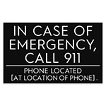State Pool Sign - In Case of Emergency - Texas Compliant