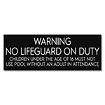 State Pool Sign - No Lifeguard - Nebraska Compliant