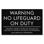 State Pool Sign - No Lifeguard - Nevada Compliant