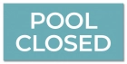 State Pool Sign - Pool Closed - North Carolina Compliant