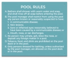 State Pool Sign - Pool Rules - Alaska Compliant