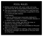 State Pool Sign - Pool Rules - Alaska Compliant