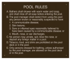 State Pool Sign - Pool Rules - Alaska Compliant