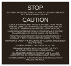 State Pool Sign - Pool Rules and Regulations - Mobile, AL Compliant