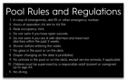 State Pool Sign - Pool Rules and Regulations - Montgomery, AL Compliant