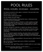 State Pool Sign - Pool Rules - DC Compliant