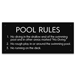 State Pool Sign - Pool Rules - Iowa Compliant