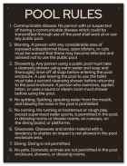 State Pool Sign - Pool Rules - Minnesota Compliant