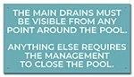 State Pool Sign - Pool Rules - Montana Compliant