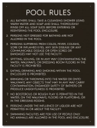 State Pool Sign - Pool Rules - Nevada Compliant
