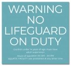 State Pool Sign - Pool Rules - New Mexico