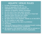 State Pool Sign - Pool Rules - New Mexico